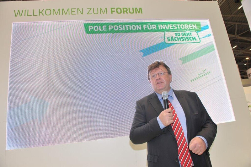 Staatsminister Dr. Johannes Beermann eröffnet den Sächsischen Abend