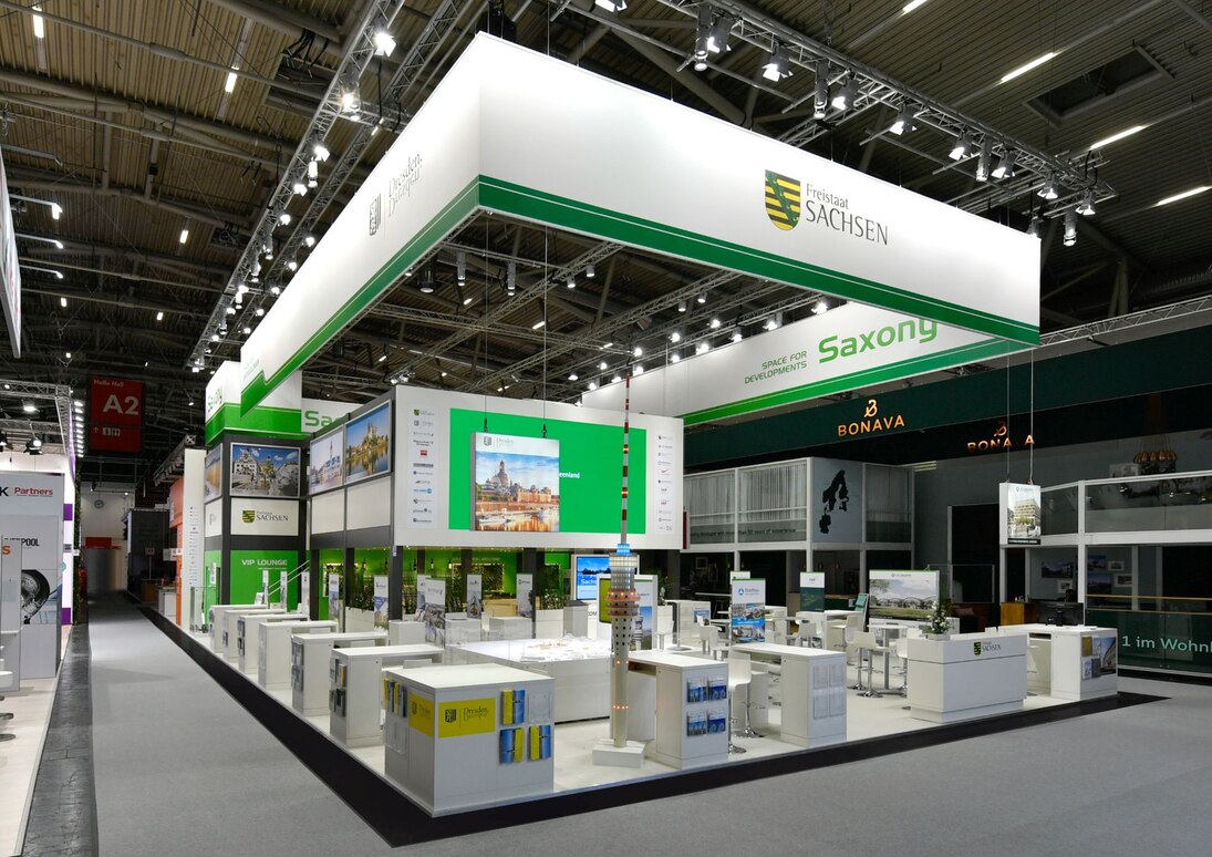 Gemeinschaftsstand des Freistaates Sachsen - Expo Real 2019